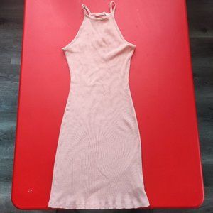 Bluenotes pink dress stretchy women's size S